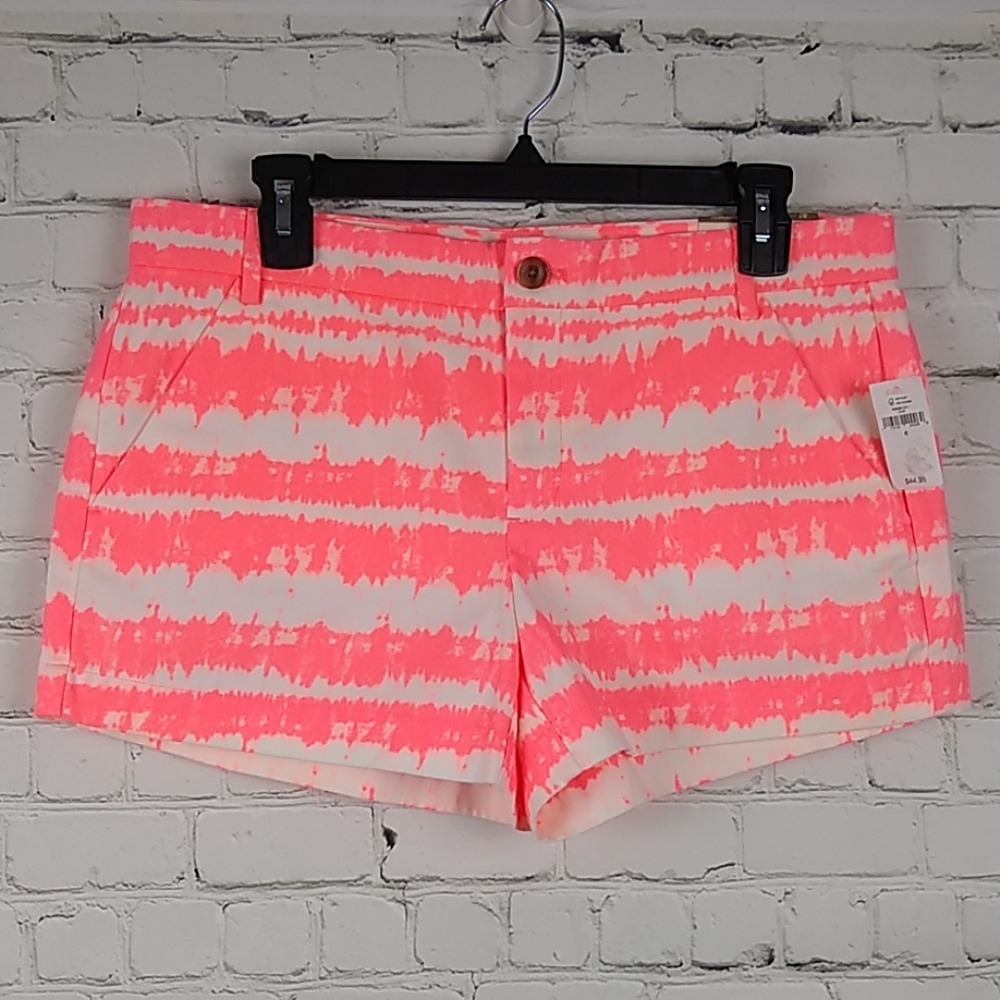Khakis By Gap Sunkissed Tye Dye Shorts 6 Pink